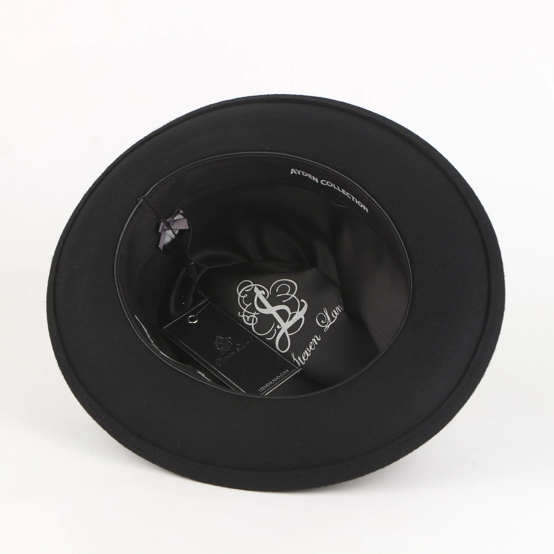The Ayden Fedora | Felt Hat | Black