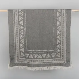 Turkish Towel : Devon in Black