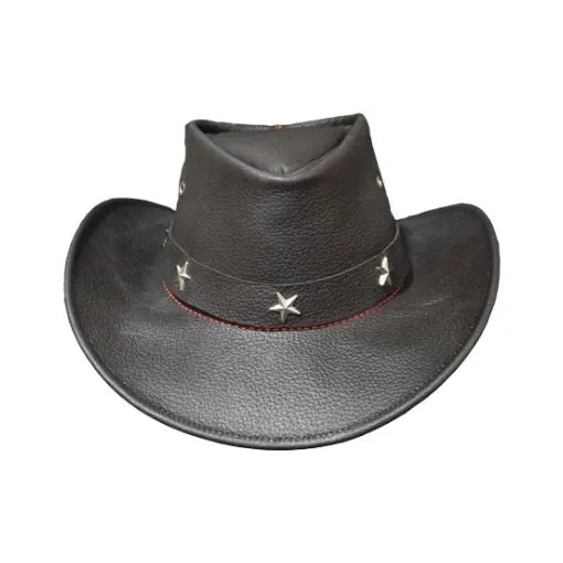 Tycoon Cowboy Leather Top Hat