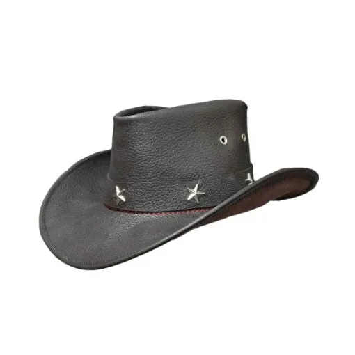 Tycoon Cowboy Leather Top Hat