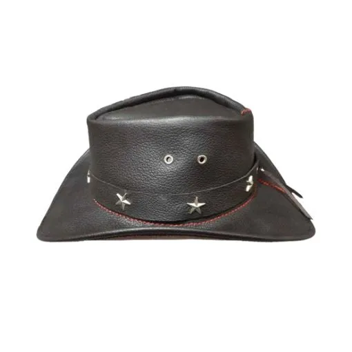 Tycoon Cowboy Leather Top Hat