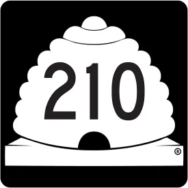 Utah Bumper Sticker | U210 The Road to Snowbird Car Decal | Bumper Sticker | Ski & Snowboard Sticker | Little Cottonwood Canyon