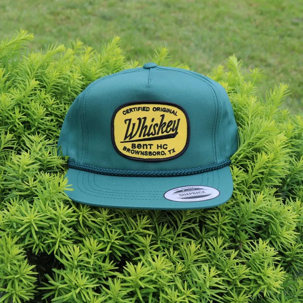 WHISKEY BENT HAT CO. Certified Original Whiskey Bent Patch Adjustable Snapback Hat