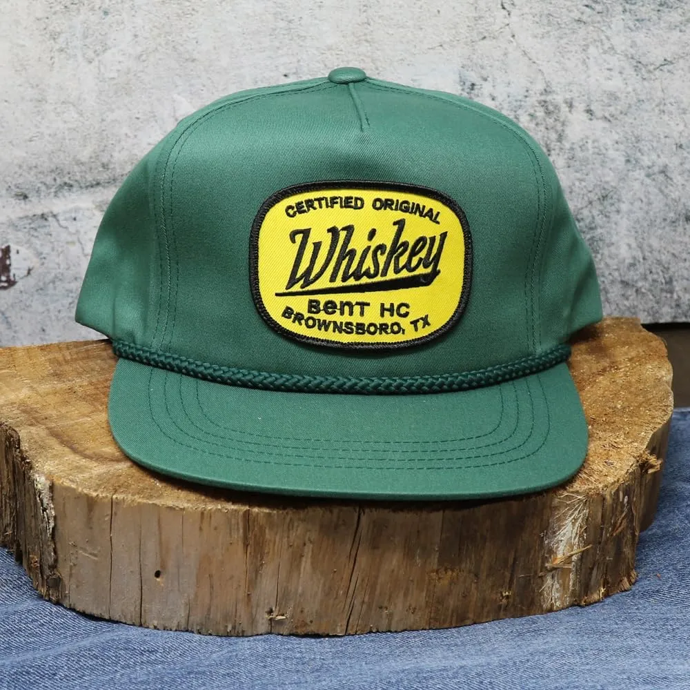 WHISKEY BENT HAT CO. Certified Original Whiskey Bent Patch Adjustable Snapback Hat